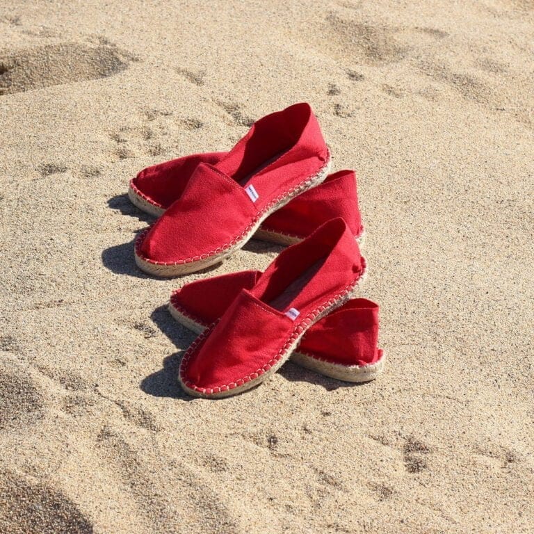 Les espadrilles en toile de coton Jules et Jenn