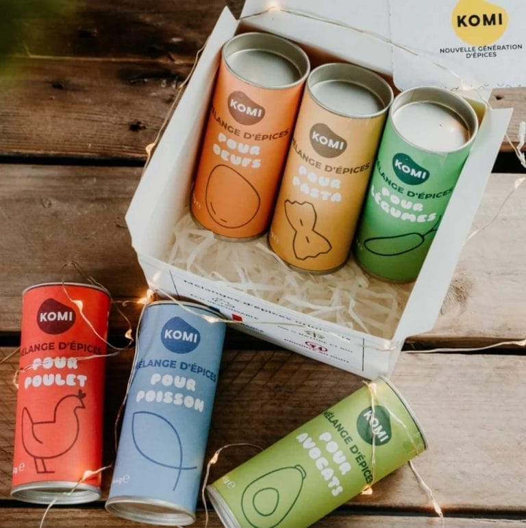 la gamme d'épices Komi