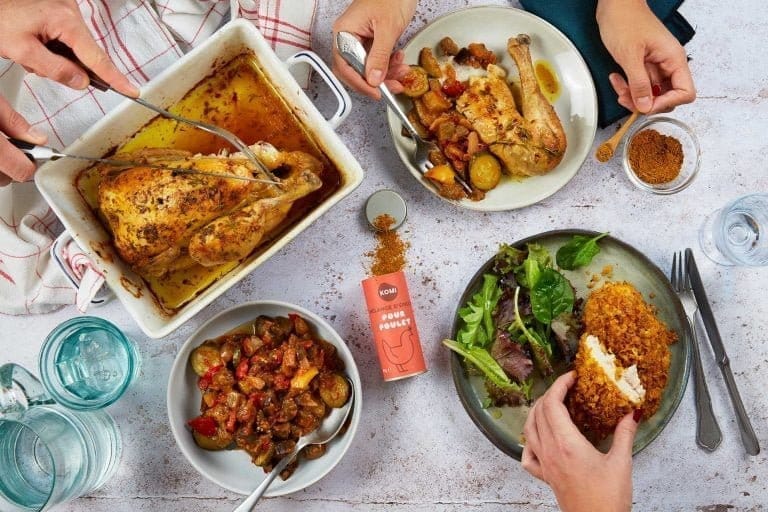 Les épices poulet Komi