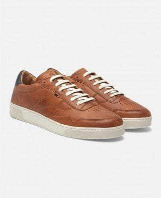 Basket Breaker cognac homme 18 B par la marque KOST Paris KOST Paris - Basket Breaker cognac homme 18 B