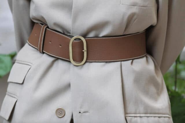 la ceinture Lima Le cuir est dans le pré