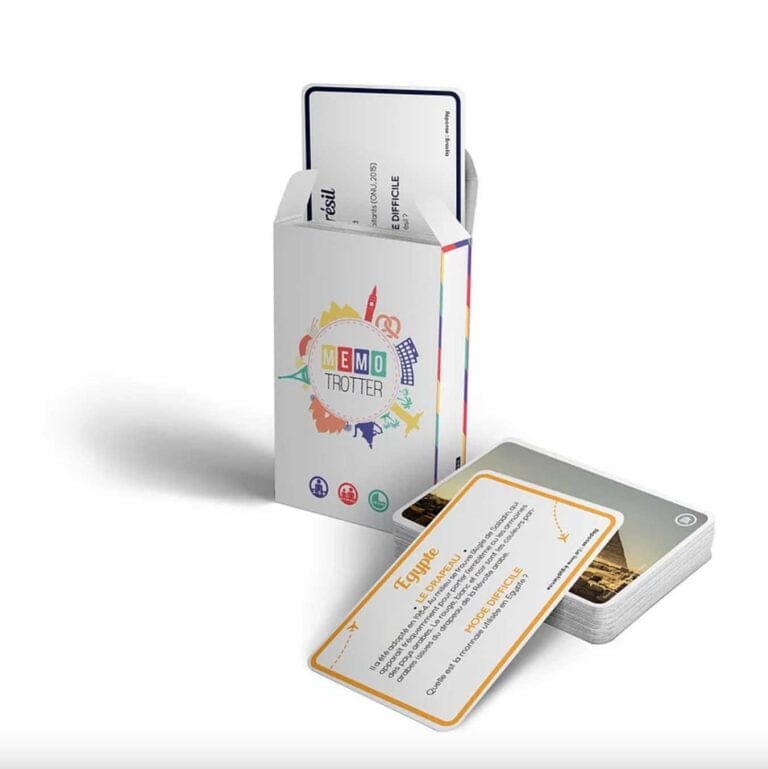 Le jeu de cartes Memo Trotter