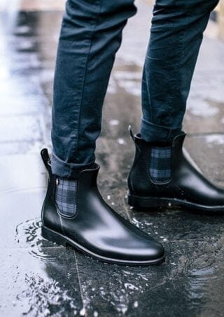 Boots Montpluie noires par la marque Montlimart Montlimart - Boots Montpluie noires