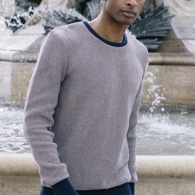 Le pull villégiature marine Montlimart