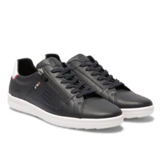 Baskets homme Enrigue zippées cuir par la marque TBS TBS - Baskets homme Enrigue zippées cuir