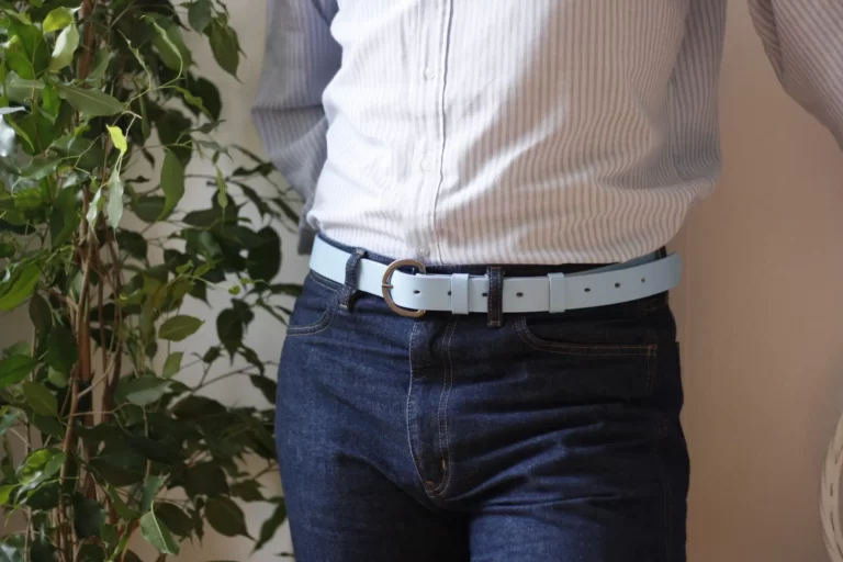 CÉRÈS - La ceinture Jopline unisexe - Bleu ciel