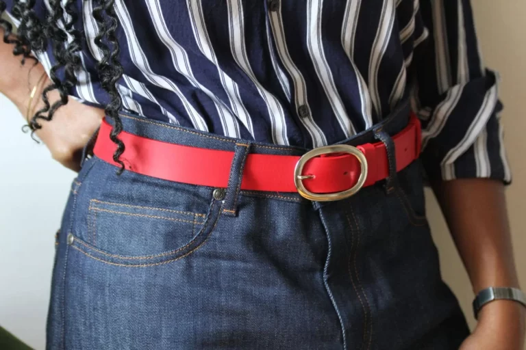 CÉRÈS - La ceinture Jopline unisexe - Rouge