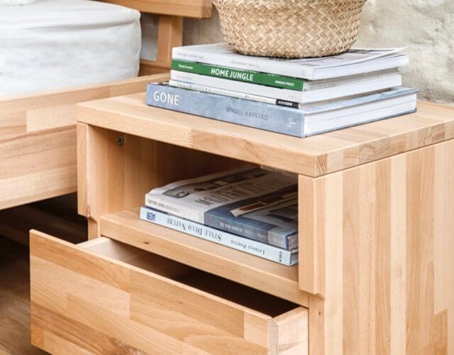 Kipli - Table de chevet bois massif