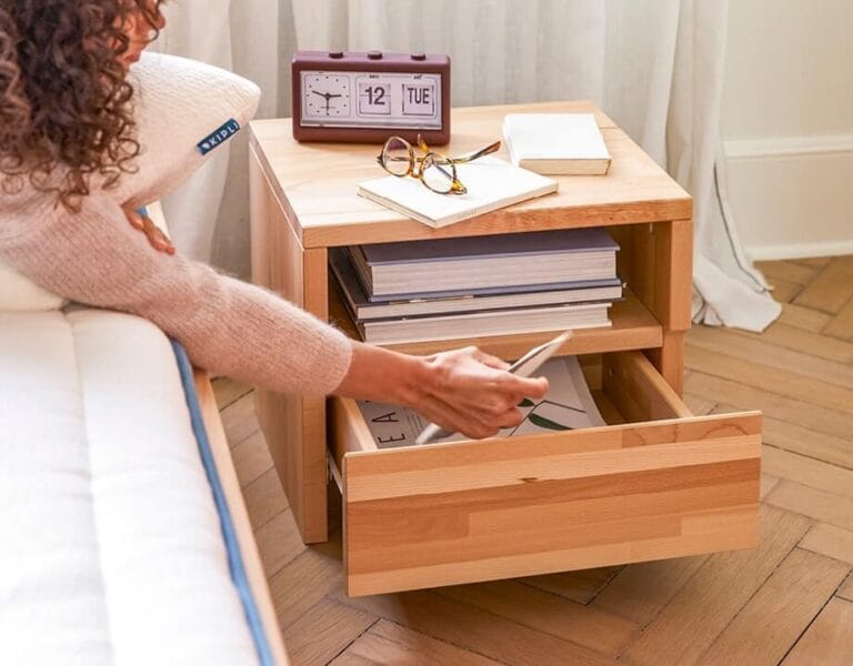 Kipli - Table de chevet bois massif
