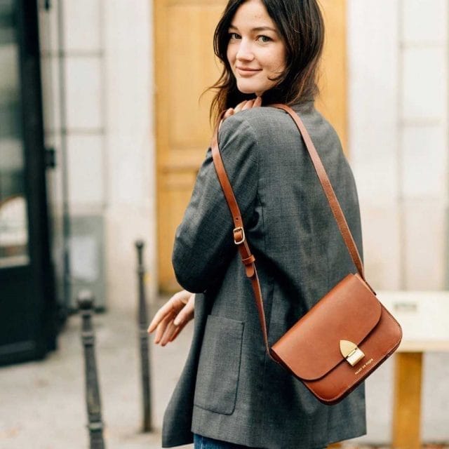 Sac colette marron Valet de Pique