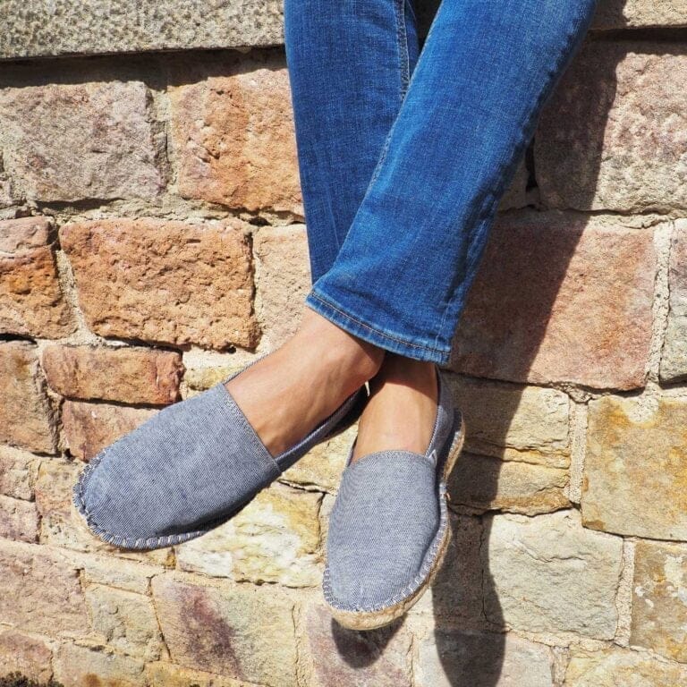 Les espadrilles en coton recyclé Jules et Jenn