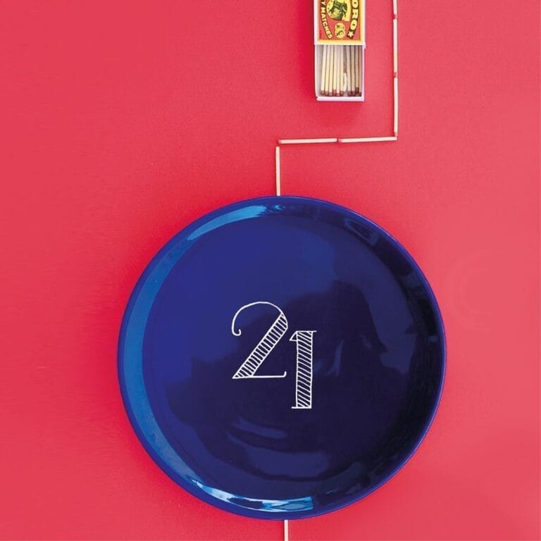 monthly plate Faïencerie Georges
