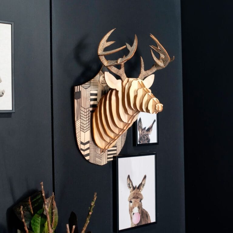 cerf en bois Agent Paper
