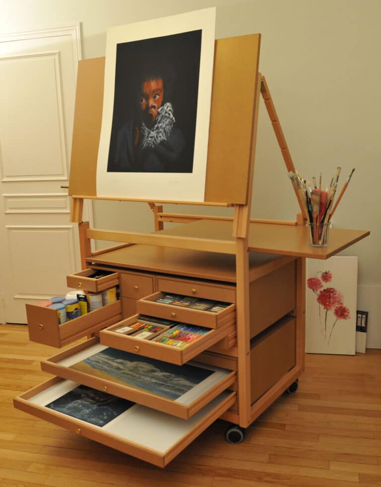 meuble atelier de peinture Aubois
