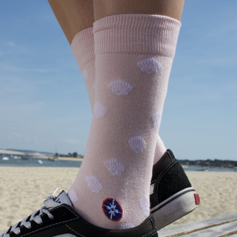 Les chaussettes coquillages Le Vent à la Française