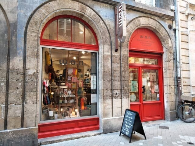 Boutique W.A.N. Bordeaux - Vitrine