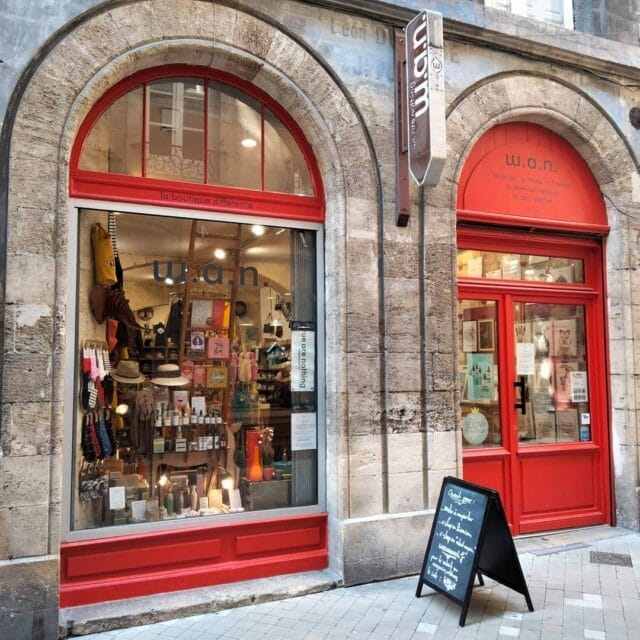 Boutique W.A.N. Bordeaux - Vitrine