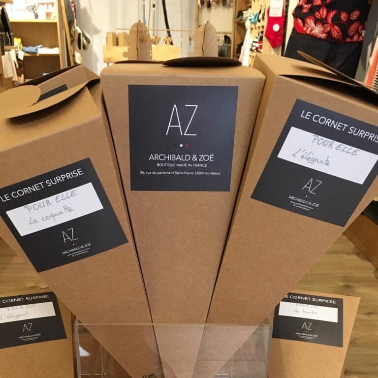 Boutique Archibald & Zoé Bordeaux - Cornets surprise