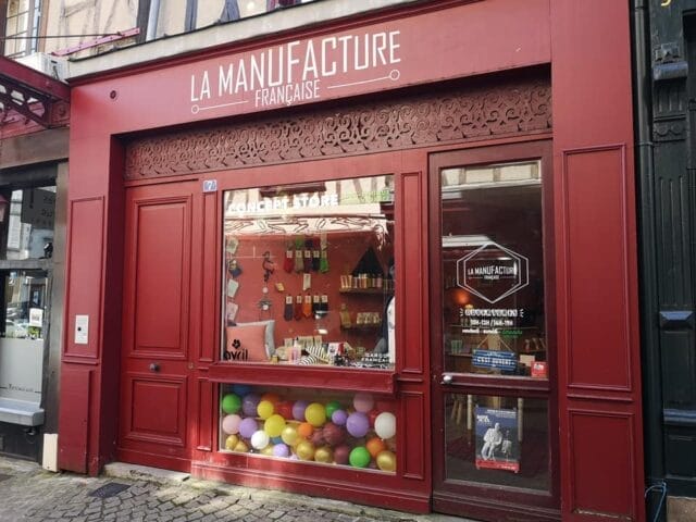 Boutique La Manufacture Française - Vitrine