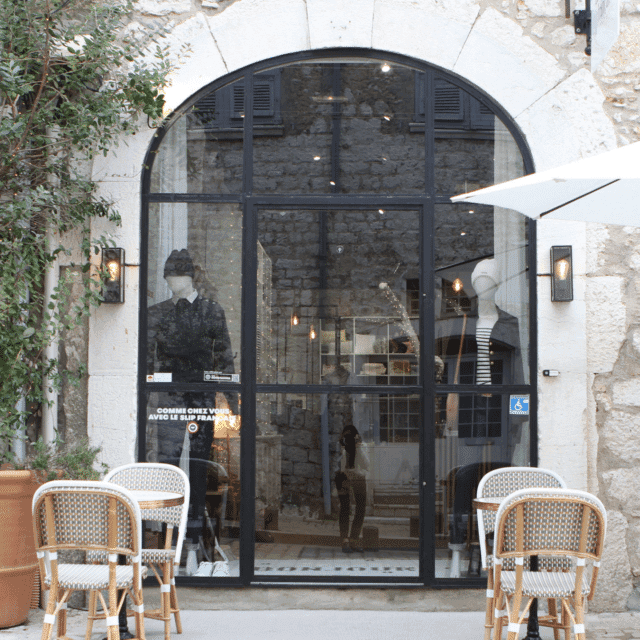 Boutique L'Atelier Français Vence - Vitrine