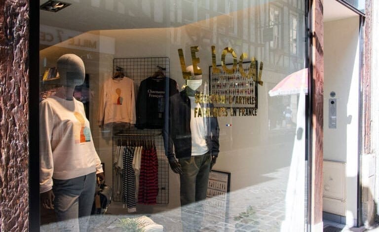 Boutique Le Local Rouen - Vitrine