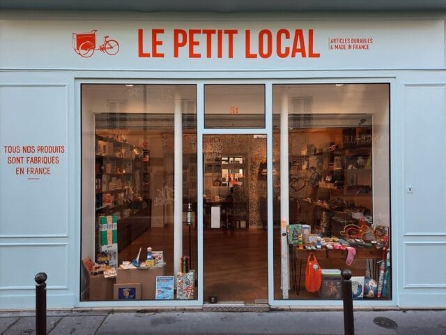 Boutique Le petit local Paris - Vitrine