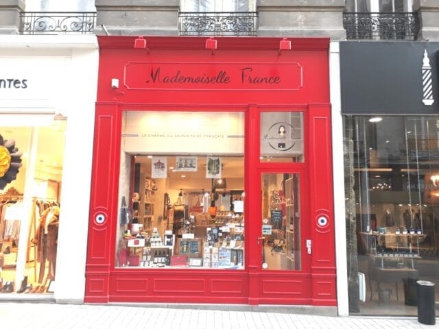 Boutique Mademoiselle France - Vitrine