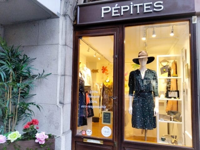 Boutique Pépites Annecy - Vitrine