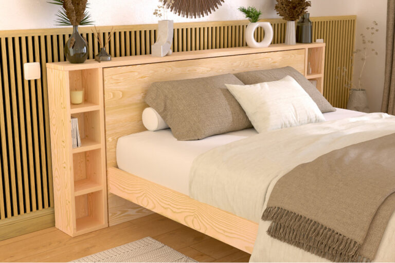 ABC Meubles - Tête de lit rangement