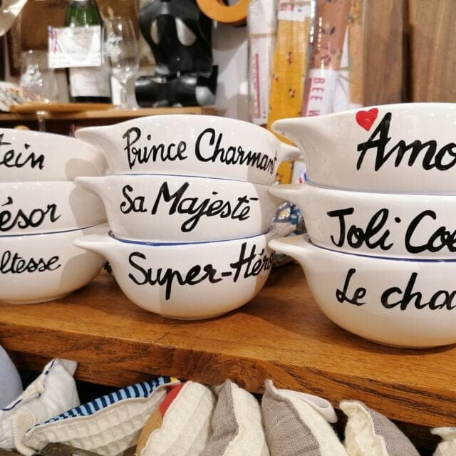 Boutique La Bel'France Cluny - Bols prénom