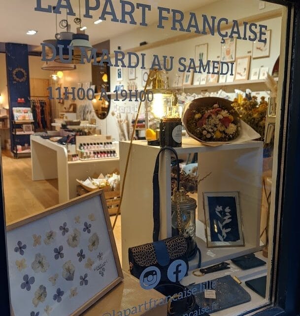 Boutique La Part Française Lille - Vitrine