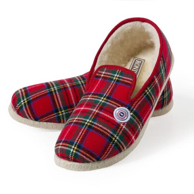 Le Slip Français - Les Charentaises tartan rouge