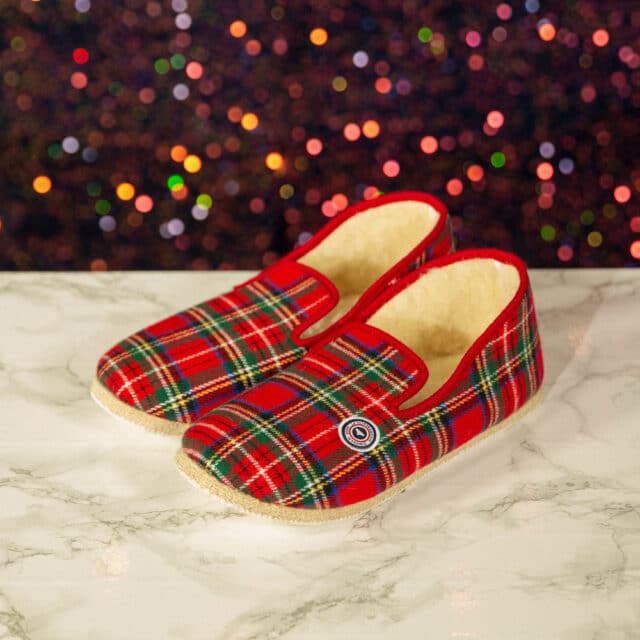 Le Slip Français - Les Charentaises tartan rouge