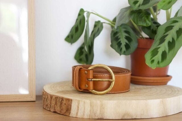 Ceinture en cuir JULES & JENN
