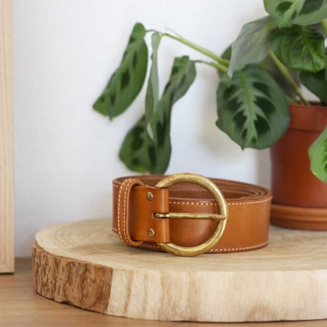 Ceinture en cuir JULES & JENN