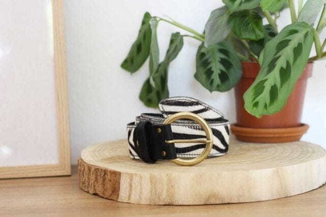 ceinture bohème zèbré JULES & JENN
