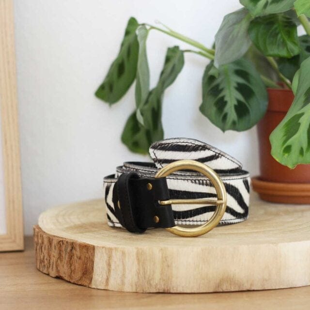 ceinture bohème zèbré JULES & JENN