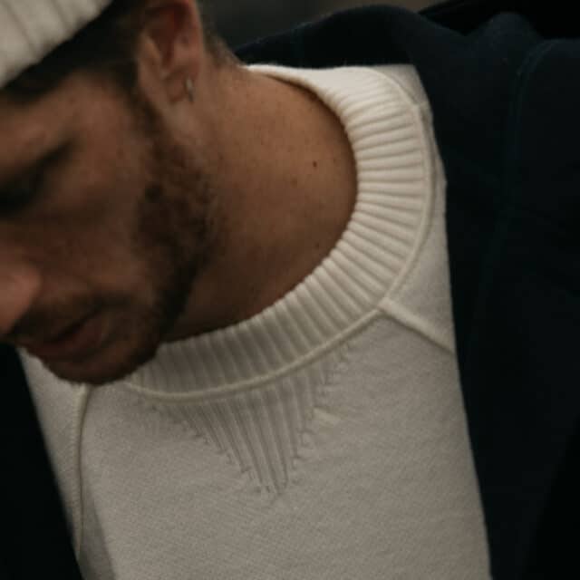 le sweat en laine mérinos Le Minor