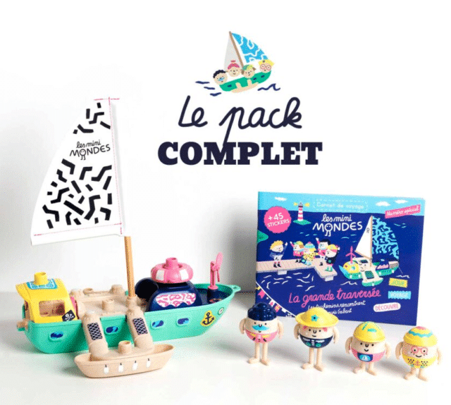 Le bateau en plastique recyclé Les Mini Mondes