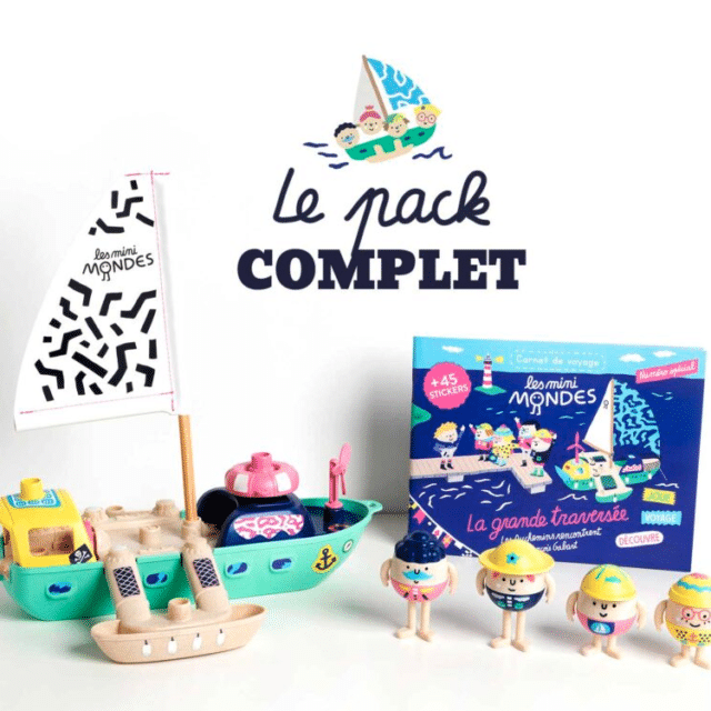 Le bateau en plastique recyclé Les Mini Mondes