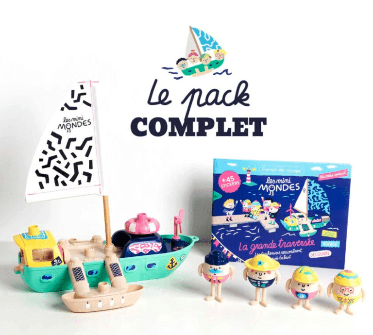 Le bateau en plastique recyclé Les Mini Mondes