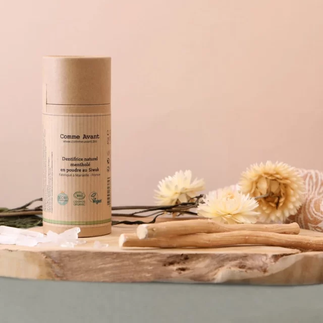 Dentifrice Naturel en poudre au Siwak