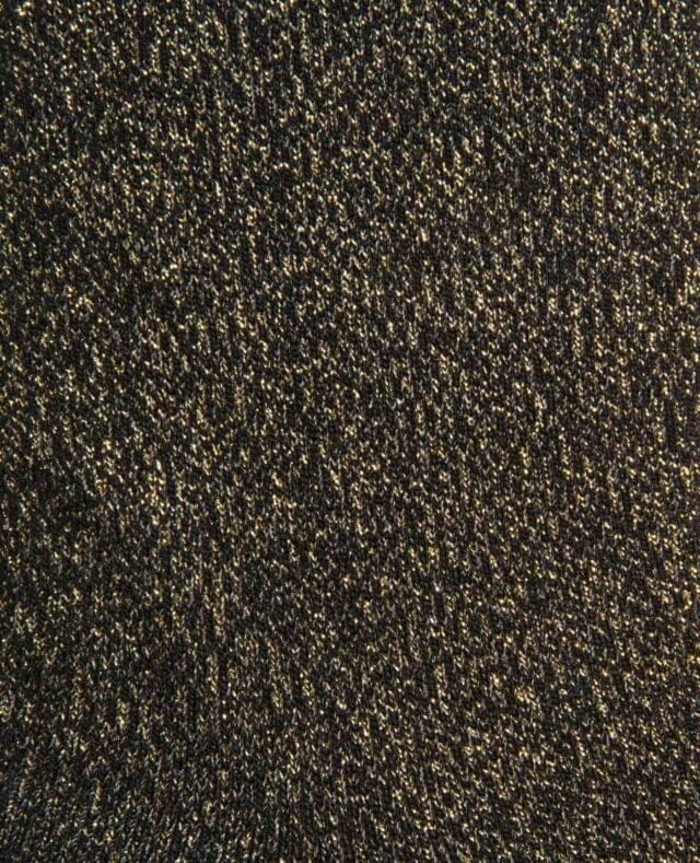 Chaussettes coton femme Golden Hour noir et or