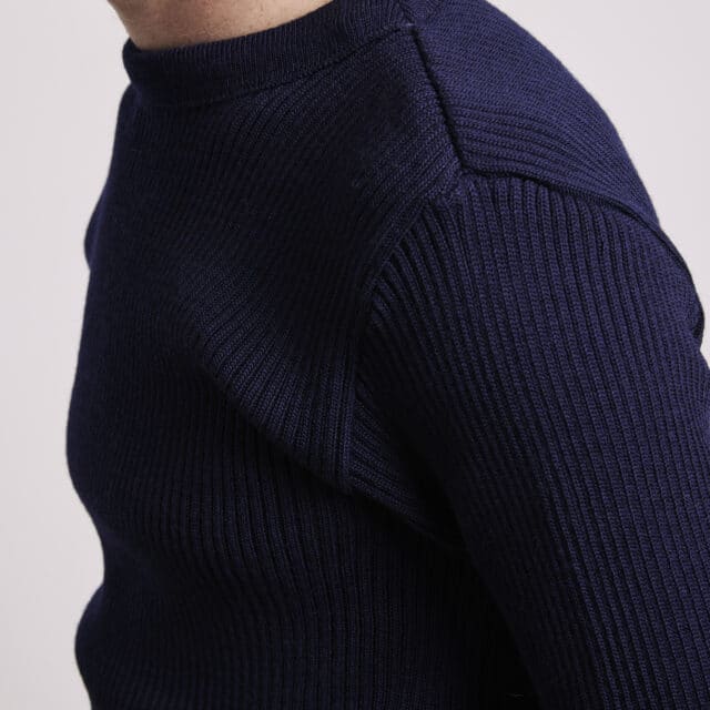 Pull traditionnel militaire en pure laine pour homme