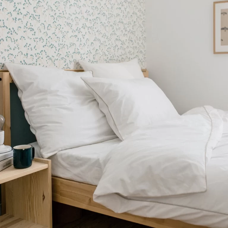 À demain - Drap housse en coton bio Blanc d'écume