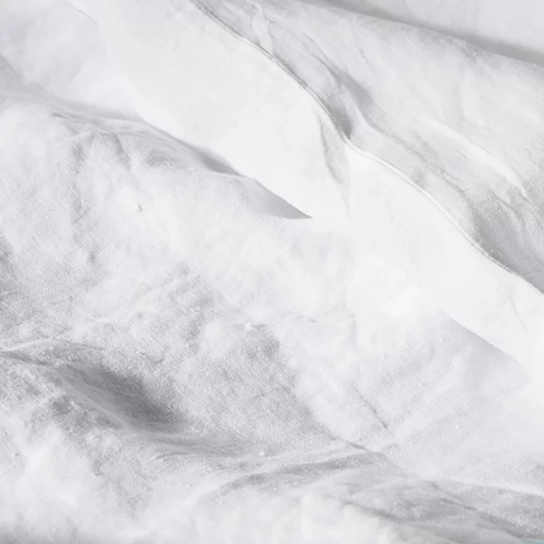 À demain - Drap housse uni en lin Fleur de sel