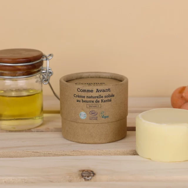Comme Avant - Crème naturelle solide au beurre de Karité