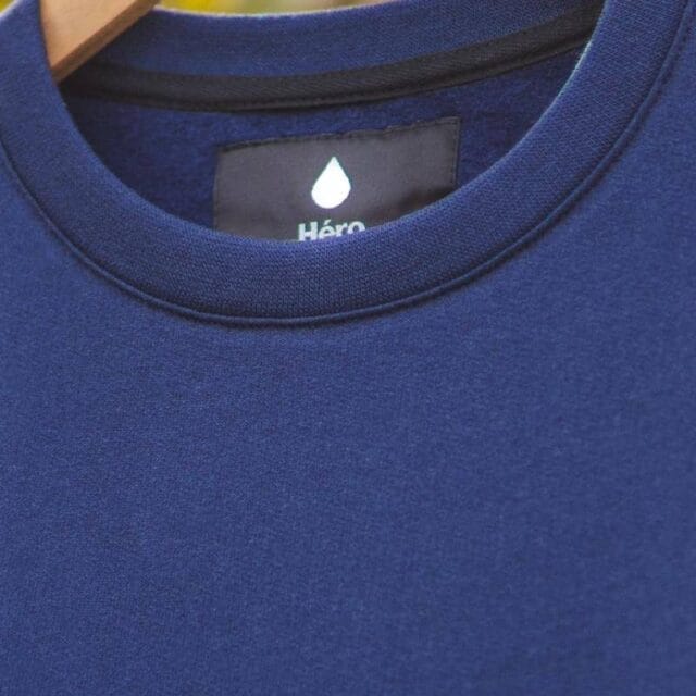 Sweat mixte bleu marine Hero Recycle