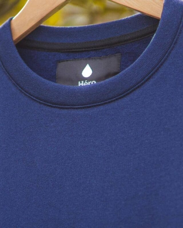 Sweat mixte bleu marine Hero Recycle