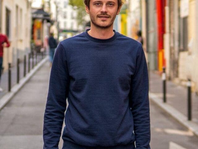 Sweat mixte bleu marine Hero Recycle